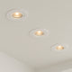 Calex slimme inbouwspot - smart led downlight dimbaar - kantelbaar - warm wit licht - wit