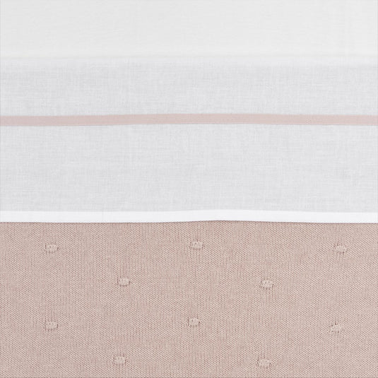 Meyco baby bies wieglaken - soft pink - 75x100cm - 0.3 tog