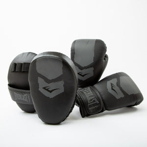 Everlast prospect 2 mitt kit, black grey