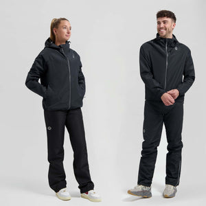 Rogelli commuter core dames en heren regenpak - waterdicht - zwart