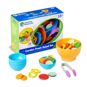 Learning resources educatief speelgoed verse salade set voor kinderen. - 3+