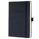 Sigel weekagenda met notitiepagina conceptum - formaat a5 - jaartal 2025 2026 - 18 maanden - zwart - hardcover - si-c2603