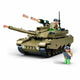 Sluban army tank oef-m1xs bouwspeelgoed kinderen vanaf 8 jaar - constructiespeelgoed modelbouw - bouwdoos met 314 bouwstenen - m38-b1256