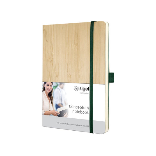 Sigel notitieboek - conceptum nature edition - bamboo - a5 - softcover - 194 pagina's - 80 grams - si-co671