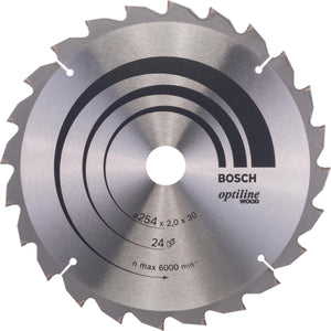 Bosch pro wood cirkelzaagblad, 254 x 2 x 30 mm