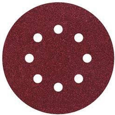 Wolfcraft - schuurpapier set 125mm – 25 stuks – korrel 80 120 240 - voor excentrische schuurmachines - 2259100