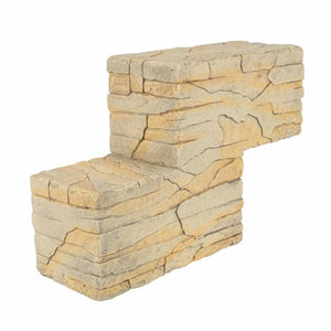 Terra della bouwsteen combo rock 3 28x9x18,5cm beige