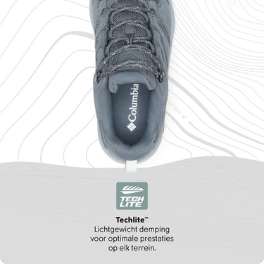 Columbia redmond™ iv low waterproof dames wandelschoenen - graphite, tea light