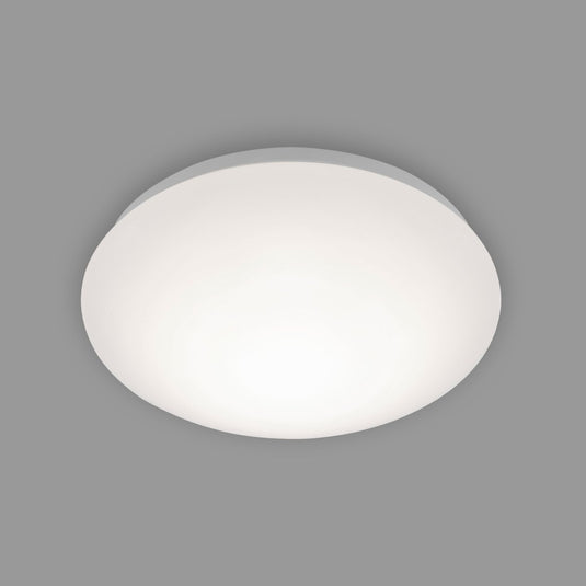 Briloner - led plafonniére - plafondlamp - met warm wit licht 3.000k - 1.200lm - 12w - wit - ø28 cm