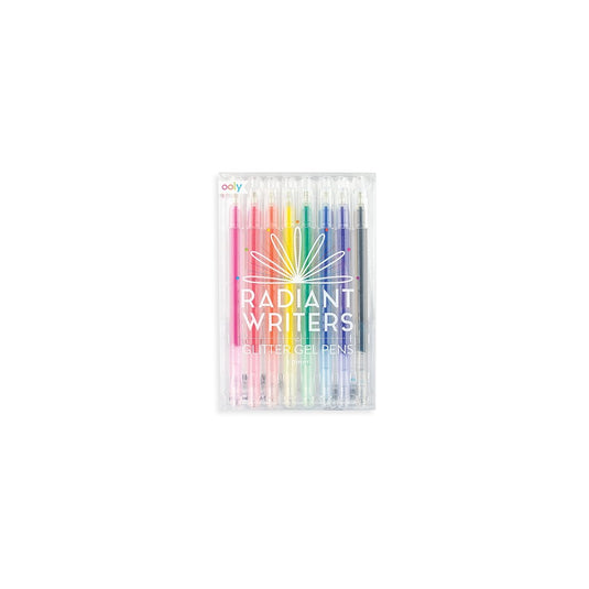 Ooly - radiant writers - glitter gelpennen - 8 stuks