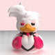 Numskull hazbin hotel tubbz pvc figure angel dust 1st edition 10 cm mini-figuur