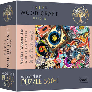Trefl puzzel muziekwereld 500+1 stuk fsc karton kleurrijk.