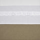 Meyco baby ruffle ledikant laken - white - 100x150cm - 0.3 tog