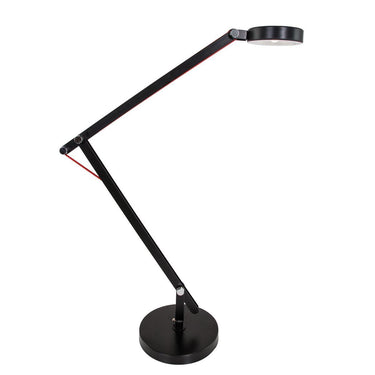 Trio amsterdam - tafellamp - bureaulamp - zwart - incl. 1x smd 5w - 500lm - 3000k - voet, klem en wandmontage