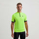 Rogelli core heren fietsshirt - lange mouw - lange rits - fluor zwart