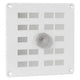 Star x starx schuifrooster afsluitbaar 160 x 160 mm wit