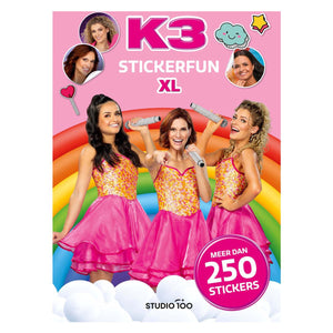 Studio 100 k3 stickerboek - stickerfun xl