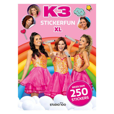 Studio 100 k3 stickerboek - stickerfun xl
