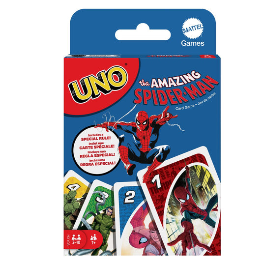 Mattel games uno spiderman - kaartspel