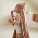 Jollein badcape badstof 75x75cm - biscuit