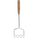 Westmark aardappelstamper, lengte: 34 cm, roestvrij staal hout, zilver lichtbruin, 61272270
