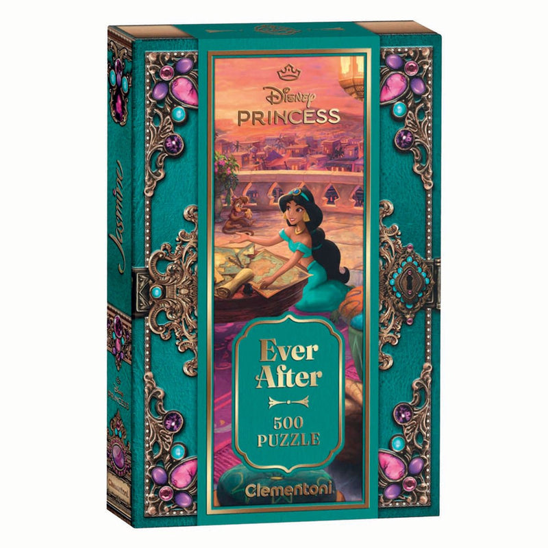 Cargue la imagen en el visor de la galería, Clementoni - puzzel - jasmine - disney princess - ever after collectie - 500 stukjes - vanaf 14 jaar
