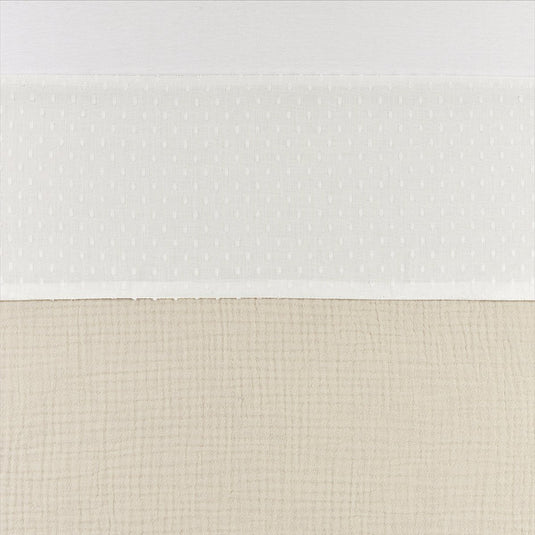 Meyco baby plume ledikant laken - offwhite - 100x150cm - 0.3 tog