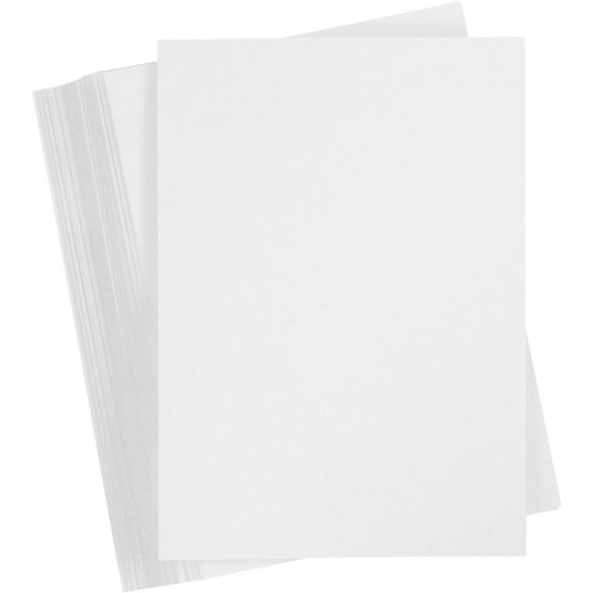 Creativ company karton - sneeuwwit a6 papier - diy kaarten - 10,5x14,8cm - 180 grams - 100 vellen