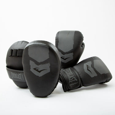 Everlast prospect 2 mitt kit, black grey