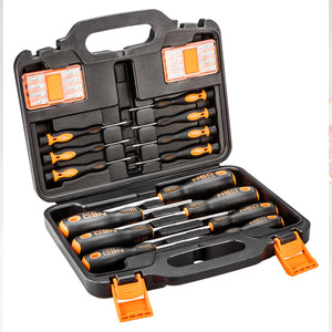Grupa topex neo - gereedschapsset - 30-delig - staal s2 - magnetische punt - ergonomische greep