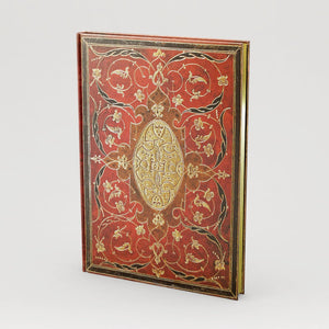 Peter pauper oversize notitieboek - bordeaux - 18x23 cm