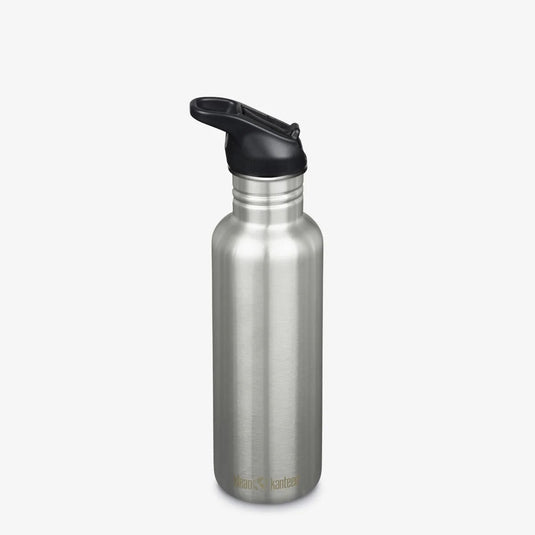 Klean kanteen classic single wall 800ml - flip sport cap brushed stainless