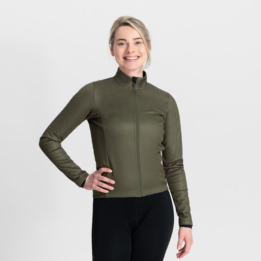 Rogelli core dames fietsjack - winter - winddicht - groen