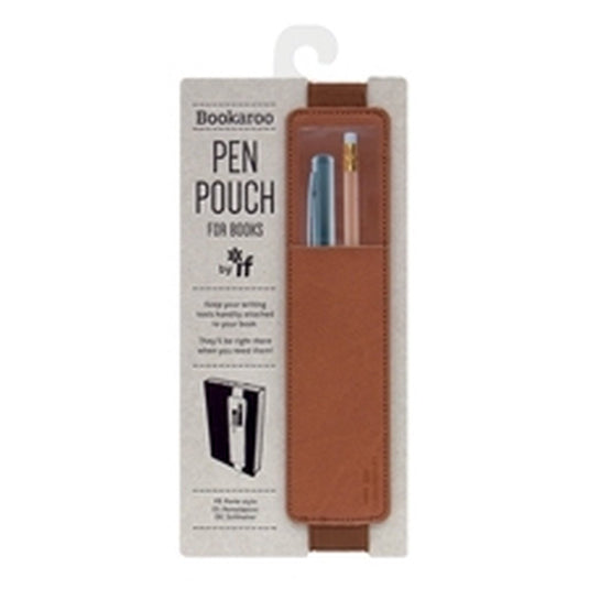 Bookaroo pen pouch - brown