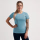 Rogelli core hardloopshirt dames - korte mouwen - blauw - xl