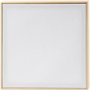 Creativ company gespannen canvas met lijst 30x30 cm 280 gr wit