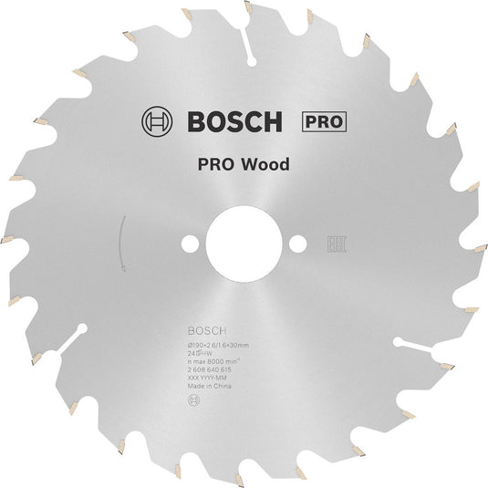 Bosch cirkzb opt 190x30x2,6 24t wz