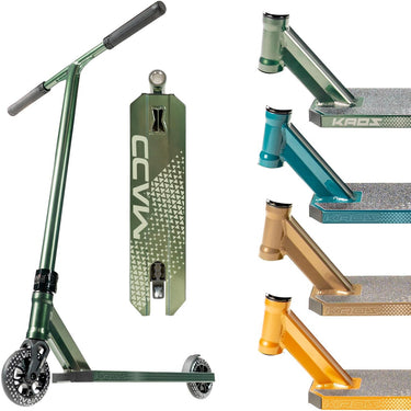 Madd gear stuntstep - viral kaos denim teal - stuurhoogte 86 cm - vanaf 10 jaar - 110mm wielen