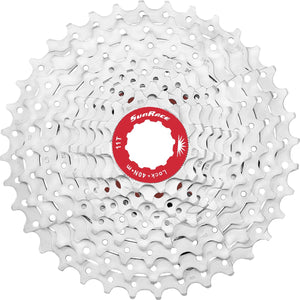 SunRace 10 speed cassette 11-36t. zilver csmx0