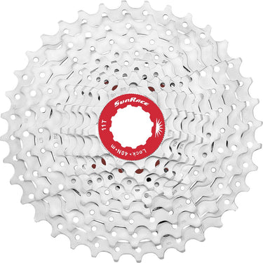 SunRace 10 speed cassette 11-36t. zilver csmx0