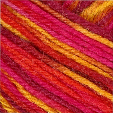 Creativ company sokkengaren rood oranje, 200 cm