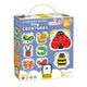 Banana panda stap voor stap kleine diertjes puzzel 2+.