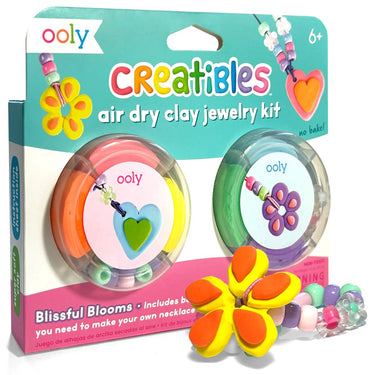 Ooly - creatibles - air dry clay kit - jewelry kit - blissful blooms