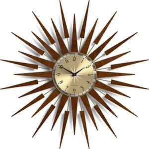 Newgate pluto - wandklok - donker hout