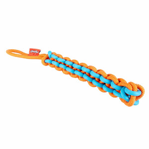Coockoo hondenspeeltje twisting tugger blauw oranje