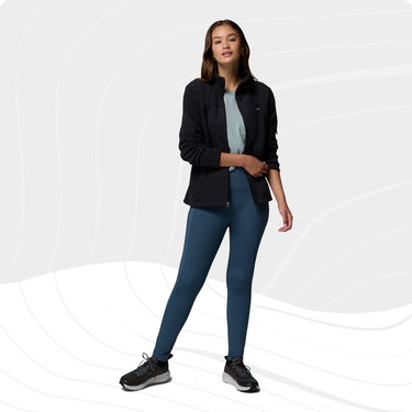 Columbia fast trek™ ii jacket fleece vest - fleecevest voor dames - outdoorvest - zwart - maat s