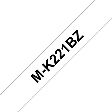 Brother mk-221bz tape black on white 9mm for pt-55pt pt-65 -75 -80 en bb4