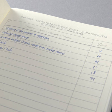 Sigel notitieboek a5 - conceptum - houtstructuur - punt-gelijnd - softcover - si-co674
