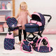 Xeo deluxe set combi poppenwagen