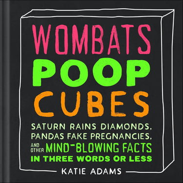Wombats poop cubes